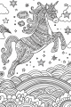 Unicorns Bundle Vol. 2 - 10 Printable Coloring Pages