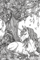Unicorns Bundle Vol. 1 - 10 Printable Coloring Pages